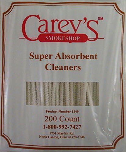 200 Pack Regular Super Absorbent Pipe Cleaners - 6½" Long - 1249