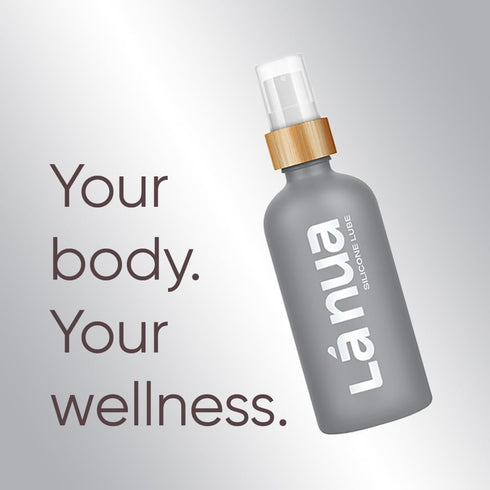 La Nua Premium Personal Silicone Lubricant Made with Clean Effective Ingredients. Long Lasting, Water Resistant, Non