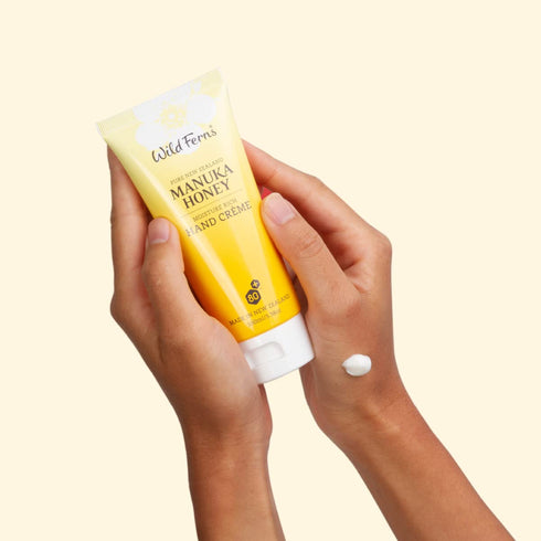Wild Ferns Manuka Honey Moisture Rich Hand Crème, 100 milliliters, 99% Natural
