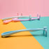 Design Reusable Dental Floss Holder, 3 Counts Interdental Cleaning Brush Handle, Floas Picks for Adults and Kids
