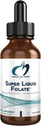 Designs for Health B12 + Folate Drops - Super Liquid Folate with Vitamin B12, 400mcg Folate + 40mcg Methyl B12 per