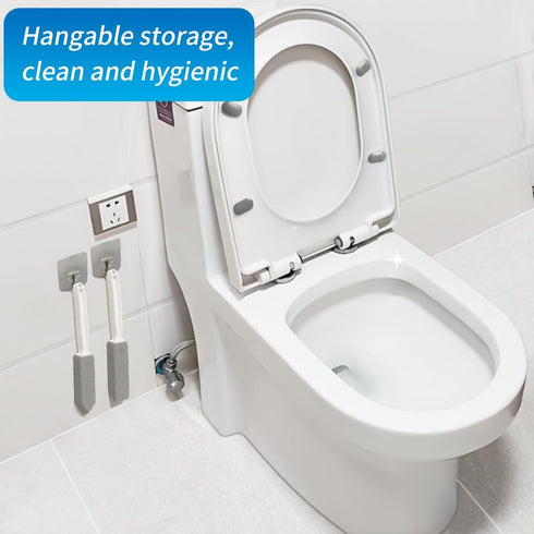 4TH Pumice Stone Toilet Bowl Cleaning Stick with Extra Large Handle, Cleans Limescale Stains, 2 Pack
