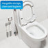 4TH Pumice Stone Toilet Bowl Cleaning Stick with Extra Large Handle, Cleans Limescale Stains, 2 Pack