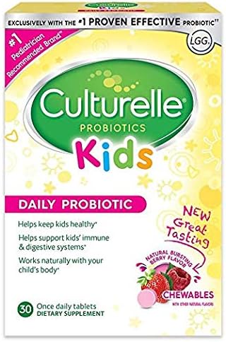 Culturelle Kids Chewables Probiotic (Berry Flavor) 60 Count