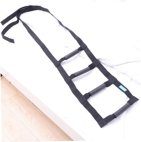 Ipetboom Sit Up Assist Device Bed Ladder with Comfortable Grips Durable Webbing for Easy Use for Elderly Pregnant