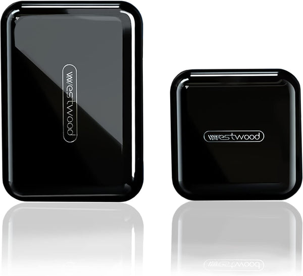 DUBSTAR Waterproof Travel Pill Organizer, Small Pill Box with 4+6 Compartments, Portable Medicine Holder, Black
