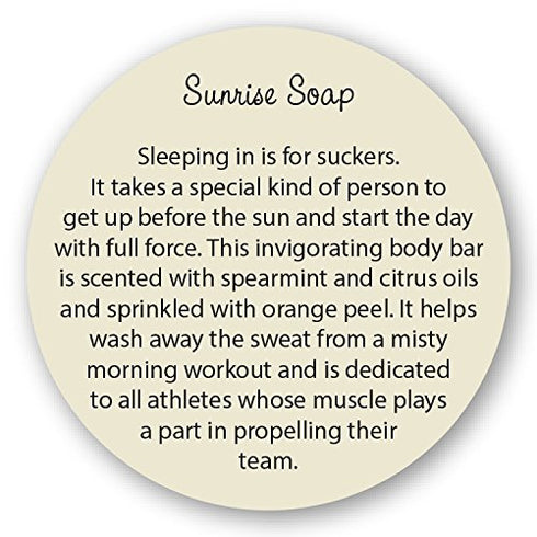 Refreshing Citrus Mint Soap for Men & Women - 4oz Moisturizing Shea Butter Bar Soap in Gift Tin