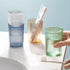 Namzi 4 Shatter-Resistant,Reusable,2.36 2.36 4.13inch Yellow Mouthwash Cups Piece,Simple Design,Thickened * *