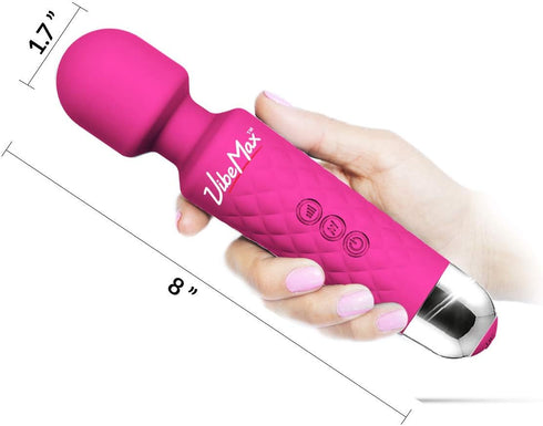VibeMax Rechargeable Personal Massager - Powerful Multi Speed Vibration - Whisper Quiet - Waterproof - for Muscle