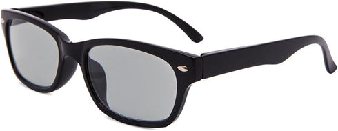 EYEGUARD Classic Photochromic Reading Glasses Spring Hinged Readers Sunglasses for Men and Women