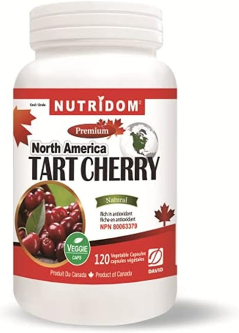 North-American Tart Cherry 500mg, 120 VCaps - Natural, Non-GMO