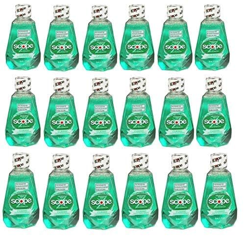 Somall Scope Mouthwash, Original Mint, Travel Size 36ml/1.2oz (18)