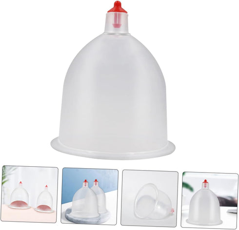 Set 5 of Vacuum Suction Cupping Cups for Home Beauty Treatments
