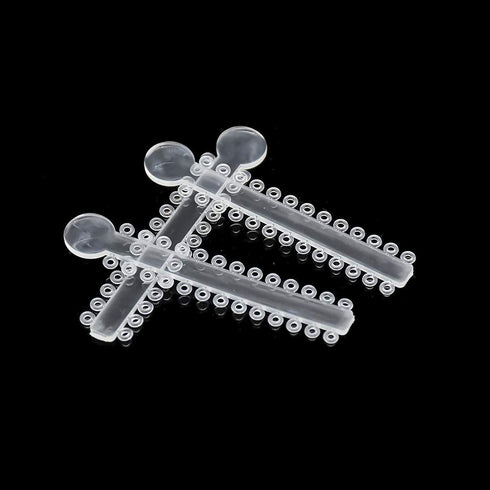 Angzhili Transparent Dental Orthodontic Ligature Ties for Braces, Rubber Bands O Rings for Bracket, 1040 Pcs