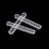 Angzhili Transparent Dental Orthodontic Ligature Ties for Braces, Rubber Bands O Rings for Bracket, 1040 Pcs