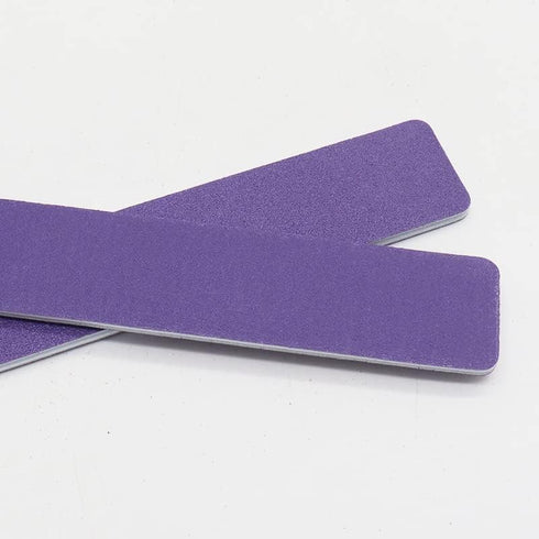 Jumbo Nail File 50 PCS Professional Double Sided 80/80 Grit Nail Files Emery Board Purple Manicure Pedicure Tool and Nail Buffering Files