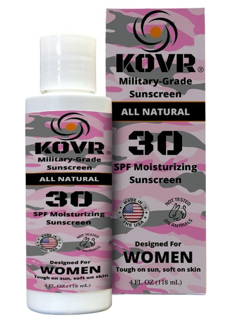 Sunscreen Organic SPF 30 Mineral Sunblock, Coral Reef Friendly Face & Body Lotion, 4 oz, Fragrance-Free, Travel Size.
