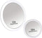 MIRRORVANA 20X & 15X Magnifying Mirror Set - Compact & Travel Ready Makeup Mirror with 3 Suction Cups, Sizes: 6" and 4".