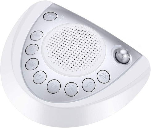 Raynic White Noise Machine - Battery Powered Sound Machine with 24 Soothing Sounds for Baby, Kids, and Adults