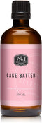 P&J Trading Cake Batter Scented Oil 100ml - Fragrance Oil for Candle Making, Soap Making, and Diffuser Use.