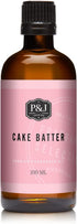 P&J Trading Cake Batter Scented Oil 100ml - Fragrance Oil for Candle Making, Soap Making, and Diffuser Use.