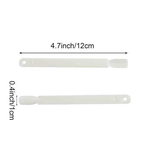 ZOENHOU 150 Nail Swatches - Plastic Nail Art Sample Sticks with Ring for Professional Use and Home DIY Art Supplies