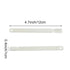 ZOENHOU 150 Nail Swatches - Plastic Nail Art Sample Sticks with Ring for Professional Use and Home DIY Art Supplies