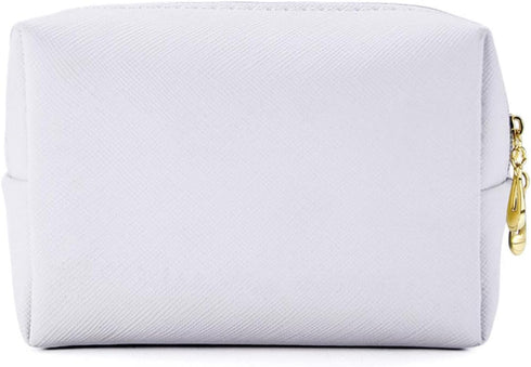 Small Makeup Bag for Women, Large Capacity Waterproof Travel Toiletry Bag, Cute Organizer for Makeup Brushes (Small