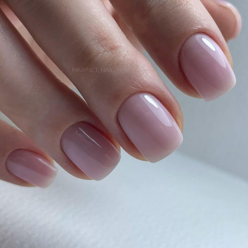 N.HYPE Elastic Rubber Base Coat, UV/LED Curable Correcting Coating with Enhanced Adhesion, Soak Off (Delicate Pink)
