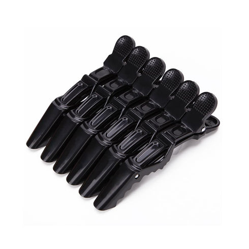 AKOAK 6 PCS Professional Anti-Slip Crocodile Clip, Large Styling Hair Clip for Women