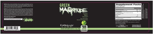 CONTROLLED LABS Green Magnitude Supplement, Sour Green Apple, 30 Servings, Promotes Strength & Stamina