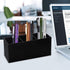 Weiai Black Acrylic Makeup Brush Holder Organizer, 3 Slot Cosmetics Brushes Storage Solution