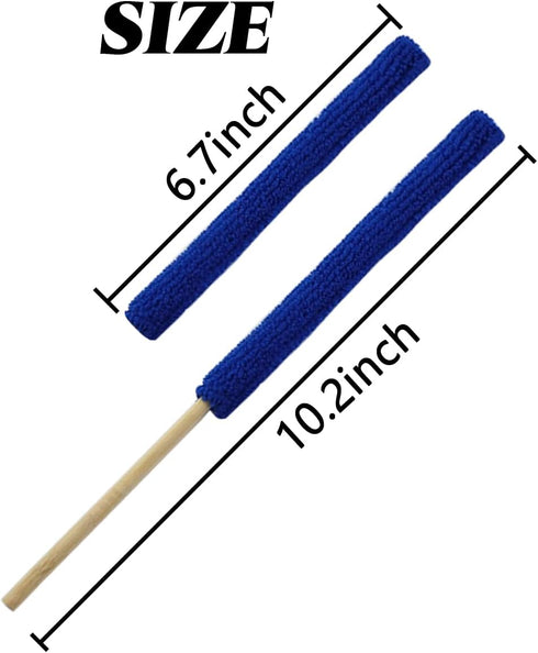 30PCS Microfiber Detail Duster Sticks Crevice Cleaning Tool Brush Mini Detail Dusters for Cleaning Home Car Window The Smallest Spaces by GXXMEI