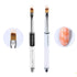 Nail Art Brushes, Professional Gradient Manicure Tools with Rhinestone Handle, DIY Home Salon Pens for Drawing