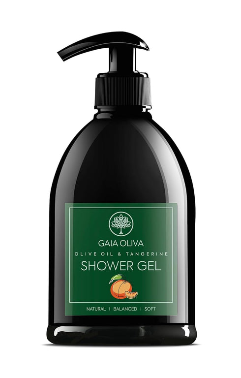 Liquid Shower Gel Olive Oil Moisturizing, Bath Body Wash, Bottle 16.9 FL OZ (16.90 Fl Oz (Pack of 1), Tangerine)