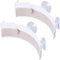 DOITOOL 2PCS Kitchen Trash Bag Holder, Suction Cup Sink Trash Bag Holder Rack for Kitchen, Grey