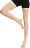 Beister 1 Pair Medical Open Toe Thigh High Compression Stockings, 20-30 mmHg Graduated Support