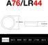 SKOANBE AG13 LR44 303 357 A76 SR44 1.5V Button Coin Cell Batteries - 50 Packs