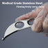 FeelFree Sport Stainless Steel Guasha Scraping Massage Tool for Soft Tissue, Physical Therapy for Back, Legs, Neck
