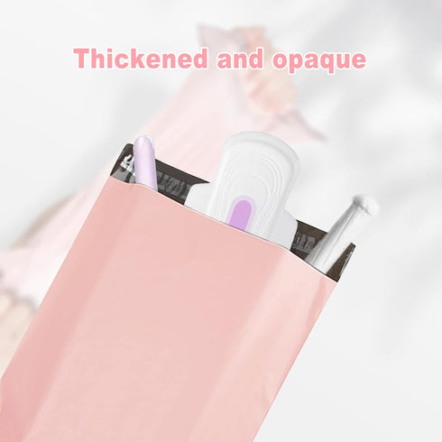 Sanitary Napkin Disposal Bags, Pink Feminine Hygiene Bags, Set of 300, Self-sealing, Privacy Protection for Women