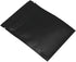 FERENLI 100 Pcs Mylar Zipper Lock Bag - Matte Foil Airtight Food Storage Bags with Front Window (7.5x10cm, Black)