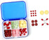 HOODANCOS 1Set Portable Medicine Storage Case with Compartments Travel Friendly Organizer for Pills