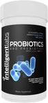 Intelligent Labs 50 Billion CFU Probiotic with Prebiotics - No Refrigeration Needed - with Sunfiber and FOS for 10x