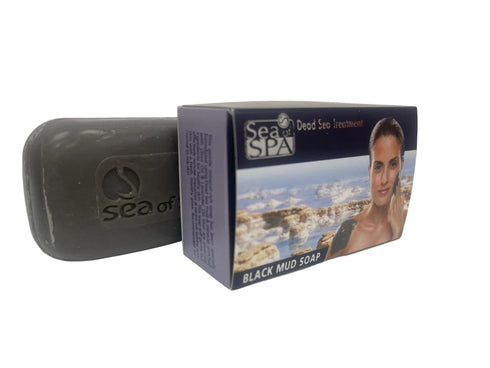 Sea of Spa Dead Sea Minerals Black Mud Soap, 125gr, 4.4oz