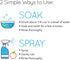 Rain Organic Fruit and Vegetable Wash All Natural Veggie Produce Cleaner for Safe Clean Eating, Baby Essential Eco