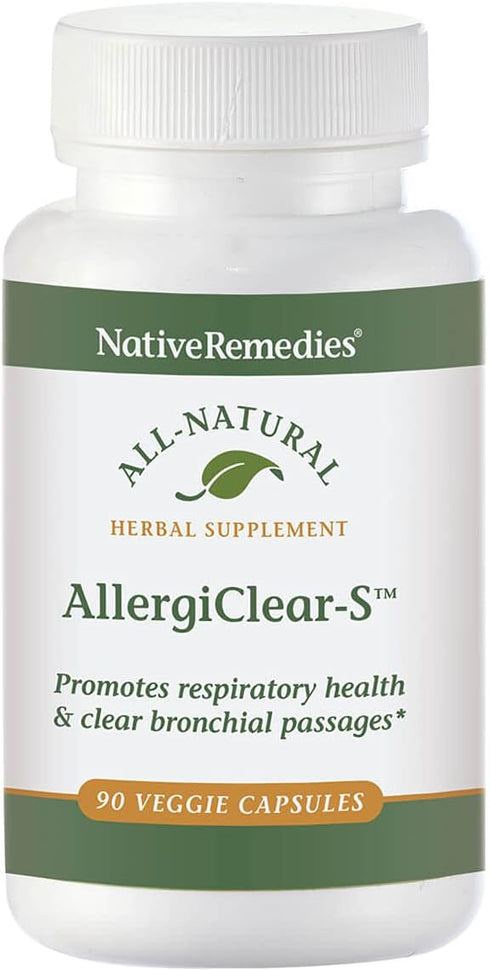 Native Remedies AllergiClear for Allergy Season Relief, 90 Tablets