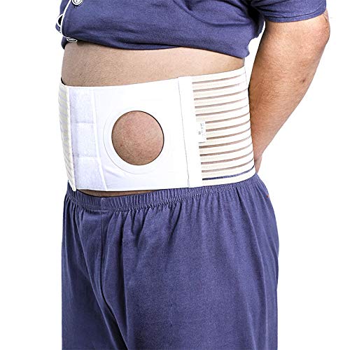 Ostomy Belt Colostomy Belt - Medical Stoma Support Hernia Belt with Compression Support (L: 41.34''-45.28'')