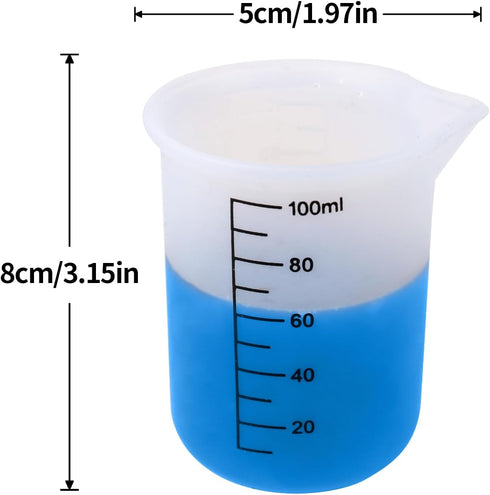 Silicone Laundry Detergent Measuring Cup, Washable, 2pcs, No More Mess or Leaks