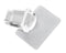 yueton Clear Jelly Soft Silicone Rectangular Nail Art Stamping Stamper with Scraper, DIY Polish Kit