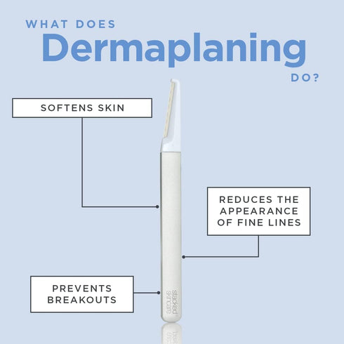 StackedSkincare Replaceable Precision Dermaplaning Blades - Exfoliating Face Blades for Smooth, Radiant Skin, 3 Pack